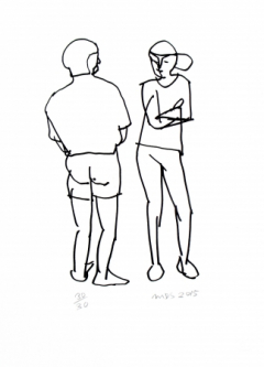 Awkward Conversation by Michael Smither